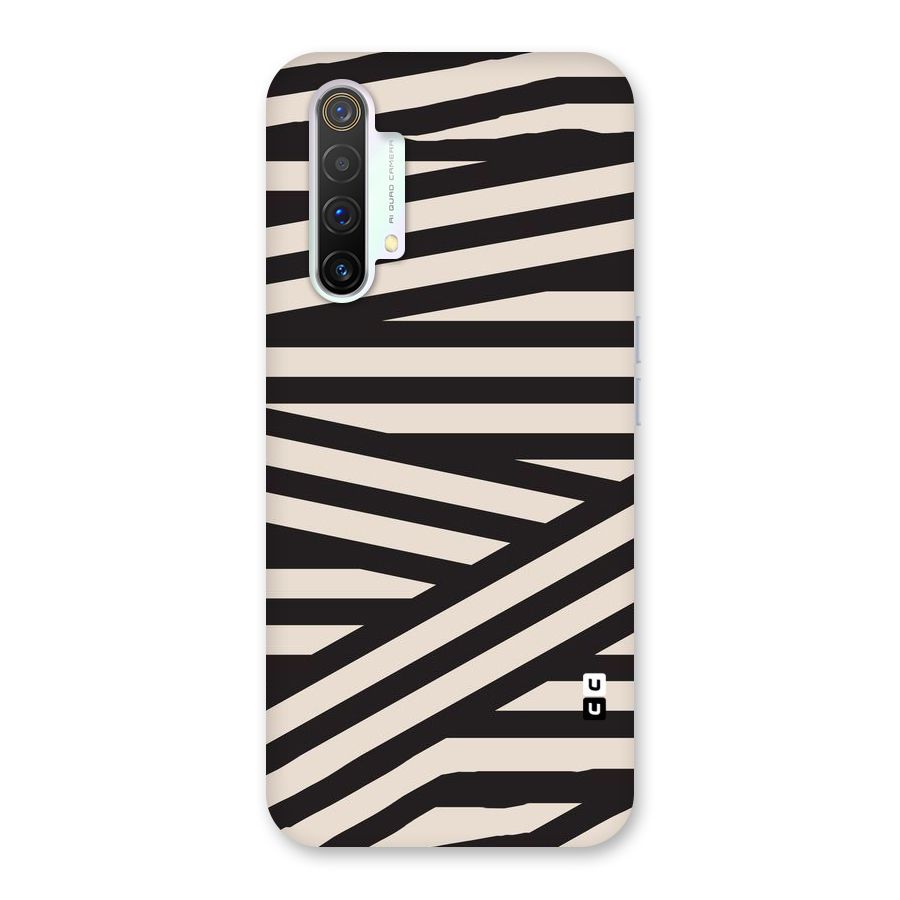 Monochrome Lines Back Case for Realme X3 SuperZoom