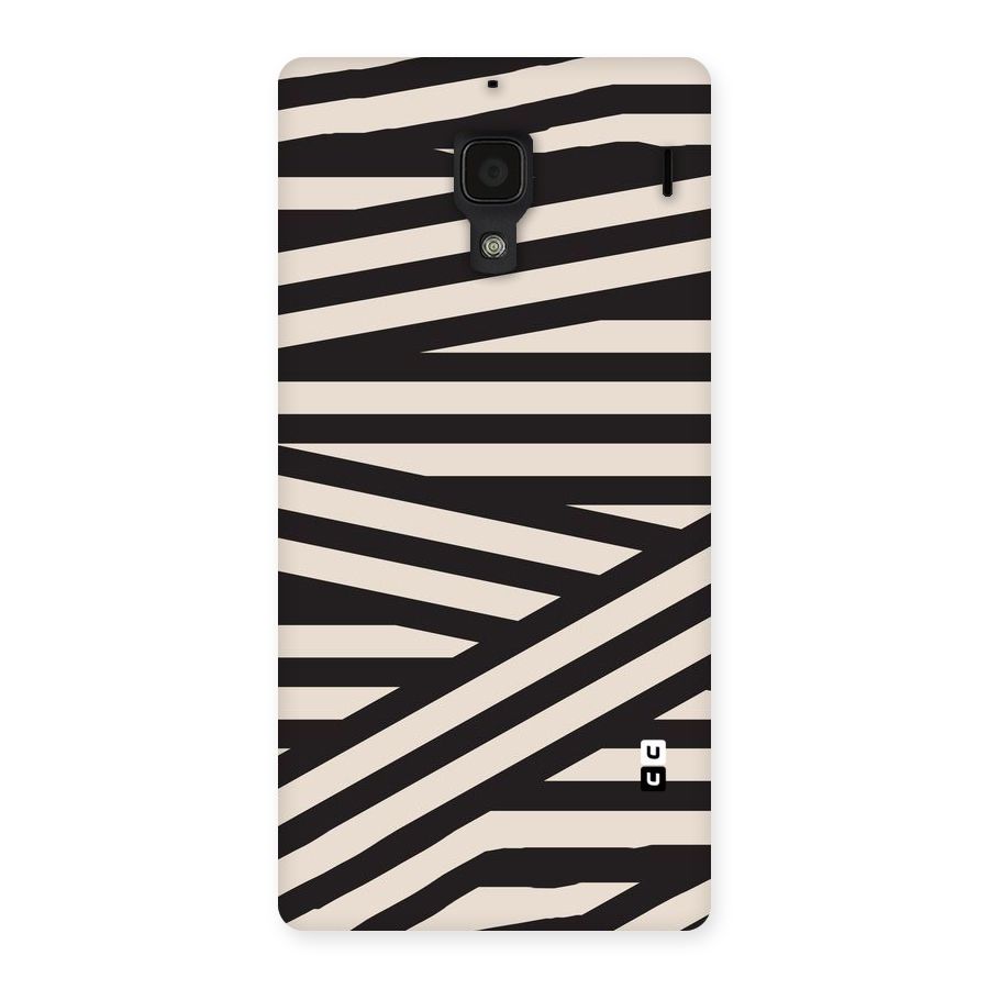 Monochrome Lines Back Case for Redmi 1S