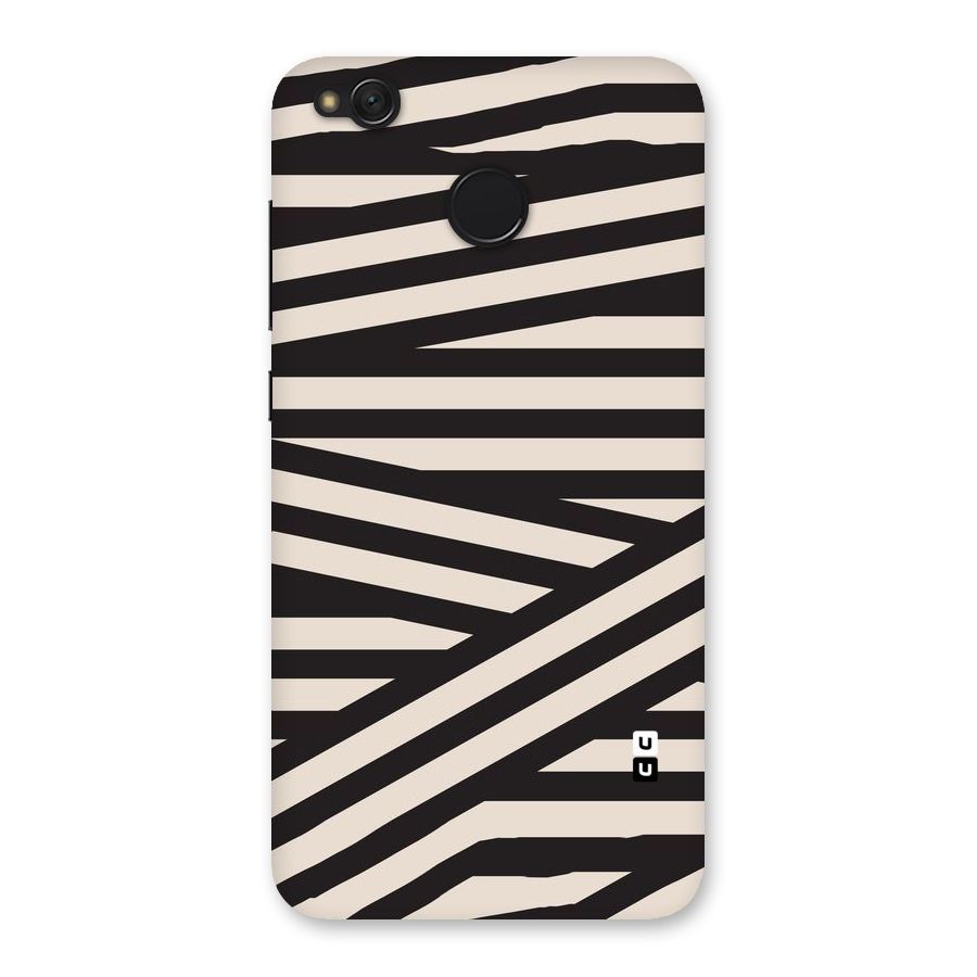 Monochrome Lines Back Case for Redmi 4