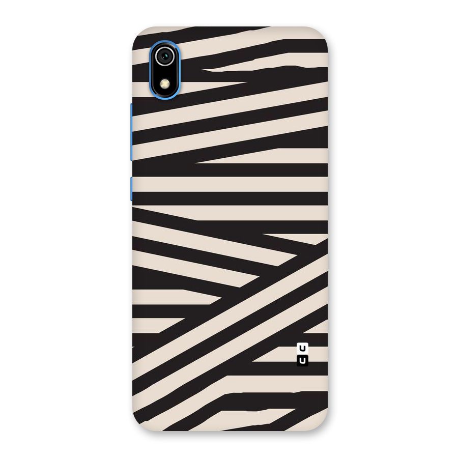 Monochrome Lines Back Case for Redmi 7A