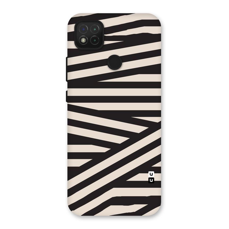 Monochrome Lines Back Case for Redmi 9C