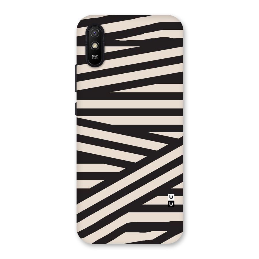 Monochrome Lines Back Case for Redmi 9i
