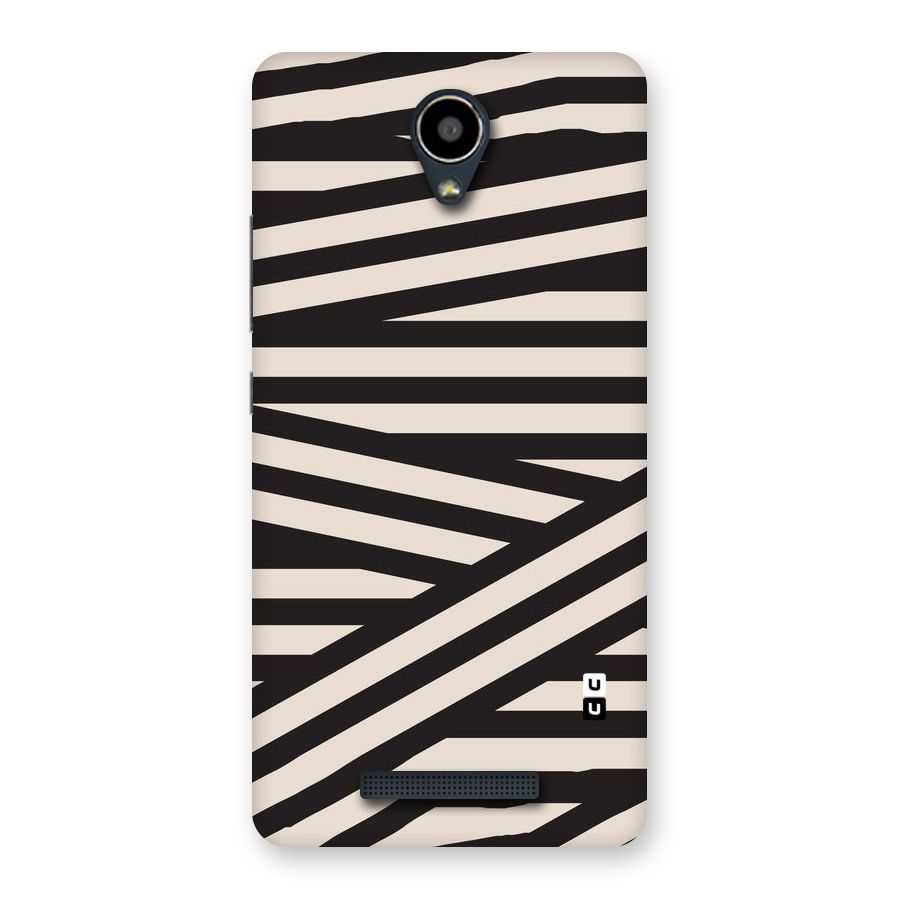 Monochrome Lines Back Case for Redmi Note 2