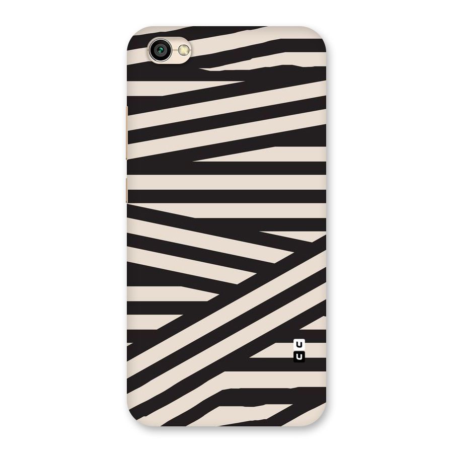 Monochrome Lines Back Case for Redmi Y1 Lite