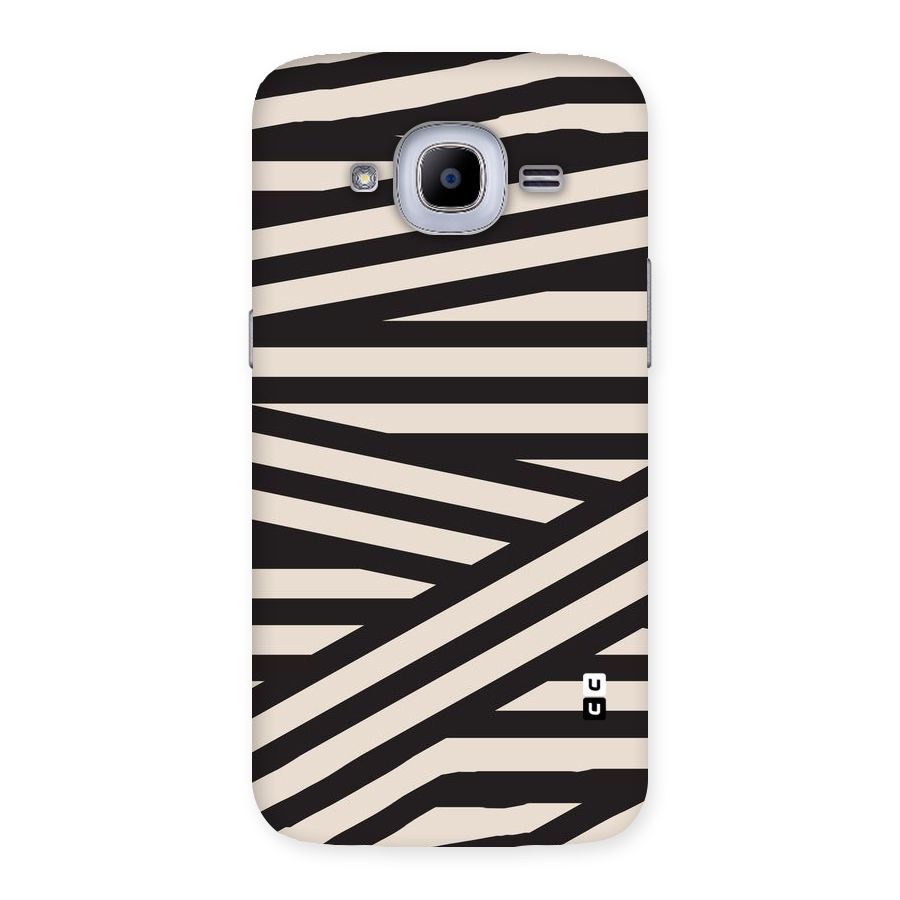 Monochrome Lines Back Case for Samsung Galaxy J2 2016