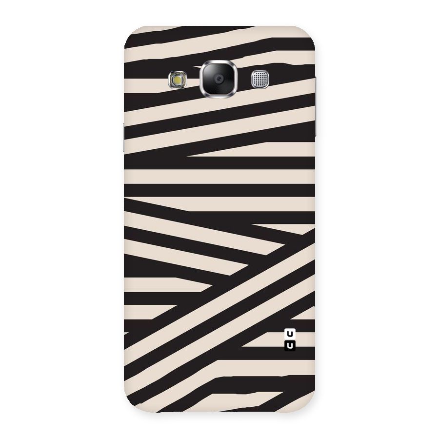 Monochrome Lines Back Case for Samsung Galaxy E5