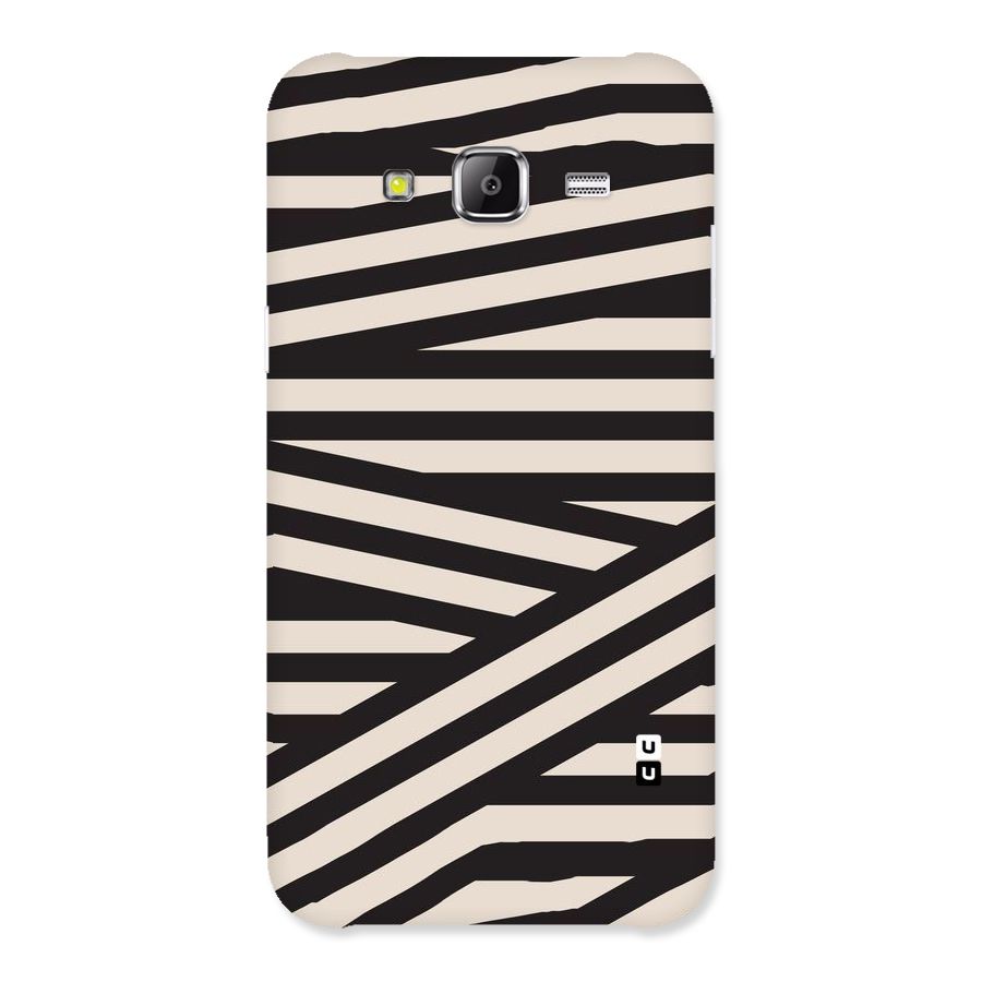 Monochrome Lines Back Case for Samsung Galaxy J2 Prime