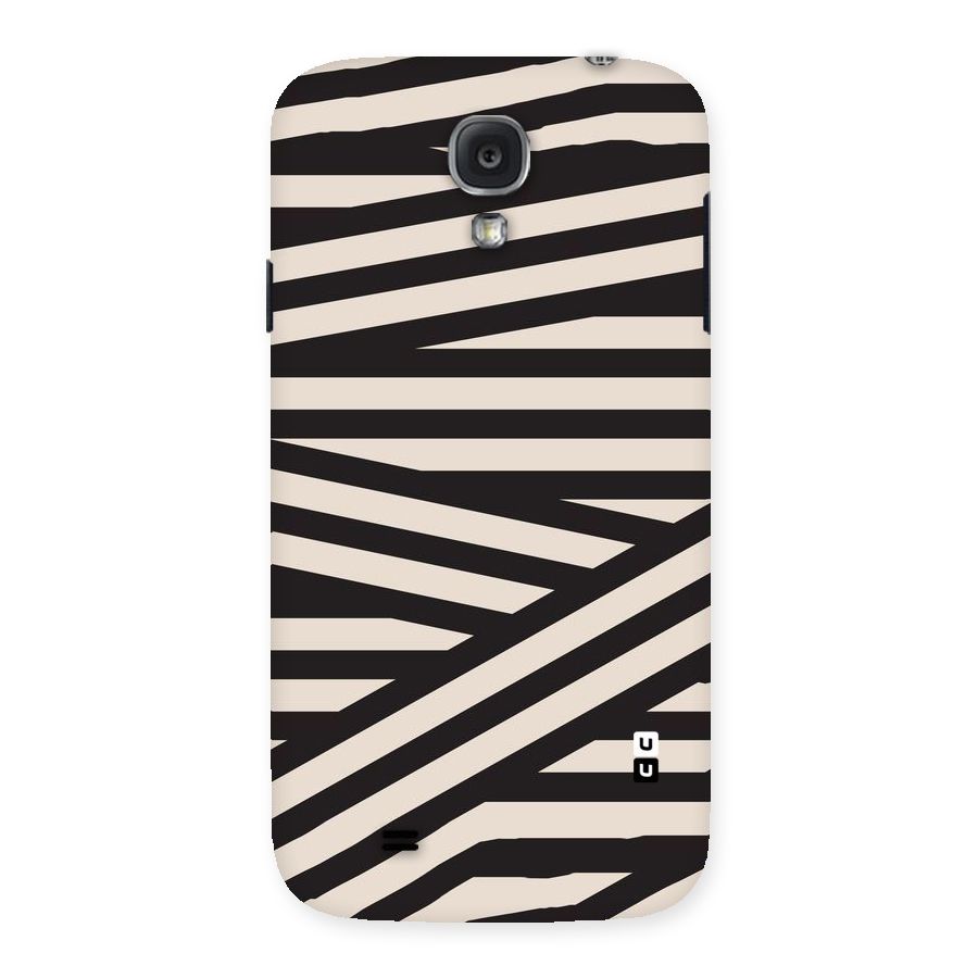 Monochrome Lines Back Case for Samsung Galaxy S4