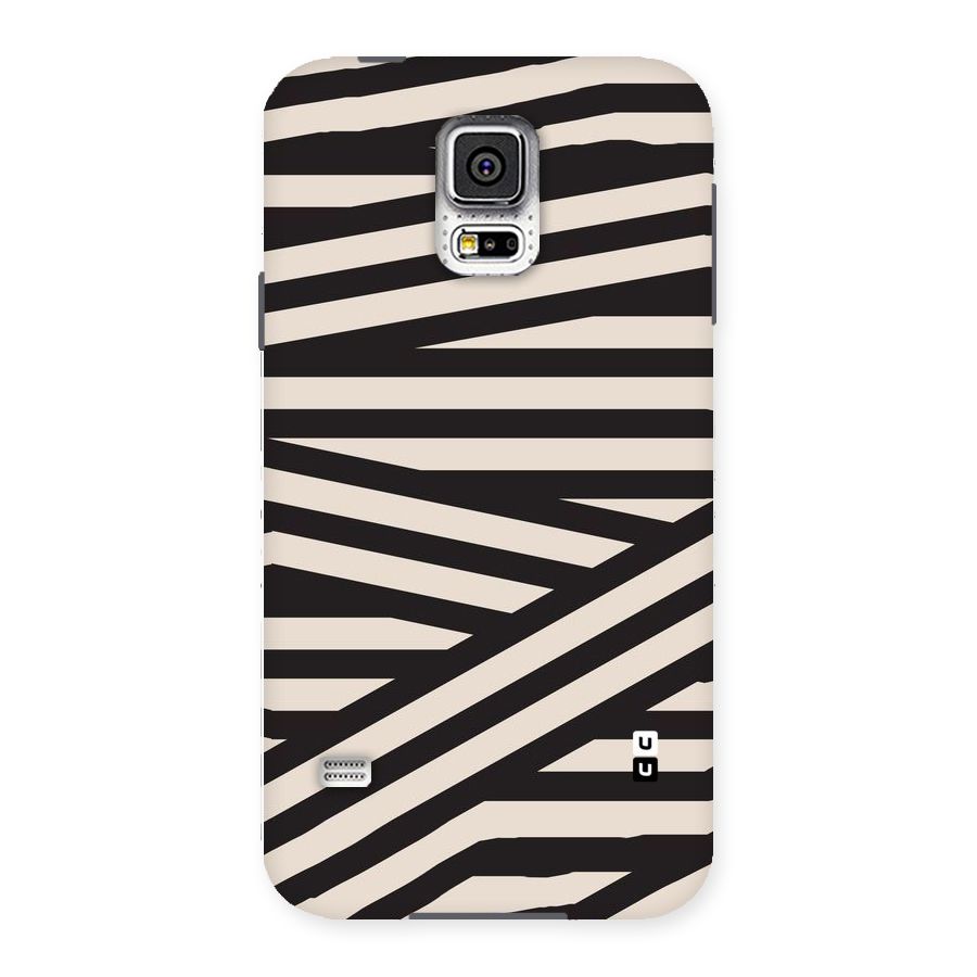 Monochrome Lines Back Case for Samsung Galaxy S5