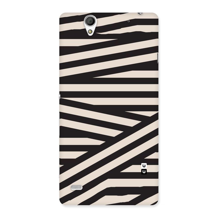 Monochrome Lines Back Case for Sony Xperia C4
