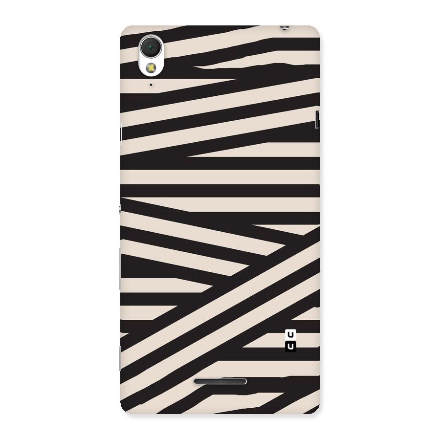 Monochrome Lines Back Case for Sony Xperia T3