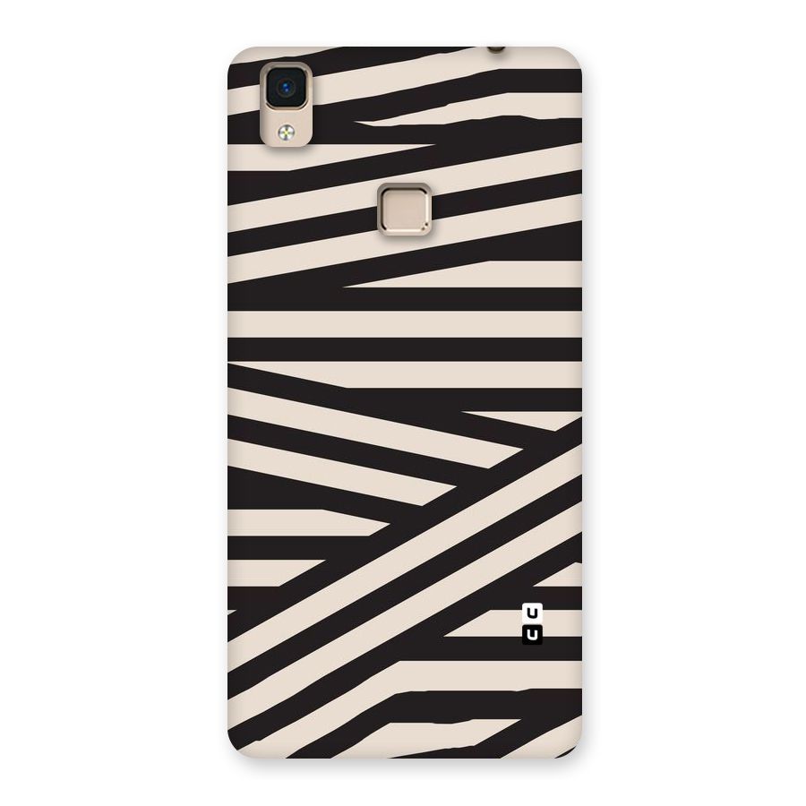 Monochrome Lines Back Case for V3 Max