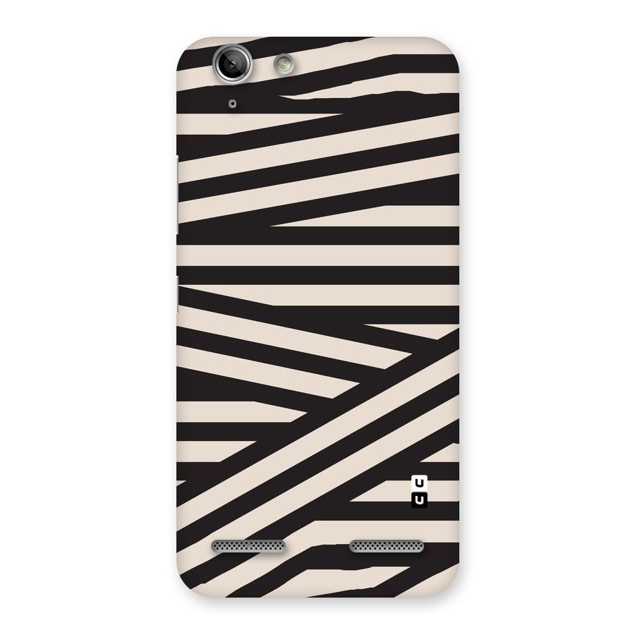 Monochrome Lines Back Case for Vibe K5