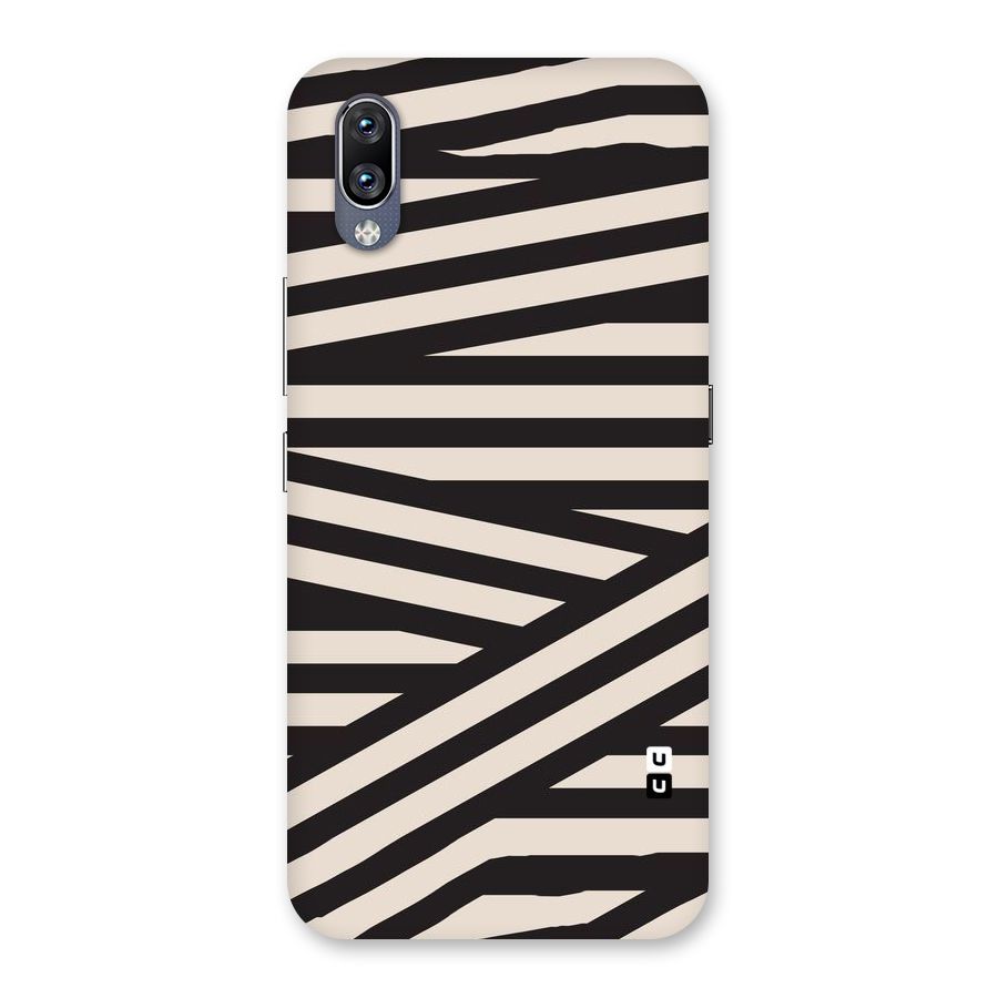 Monochrome Lines Back Case for Vivo NEX