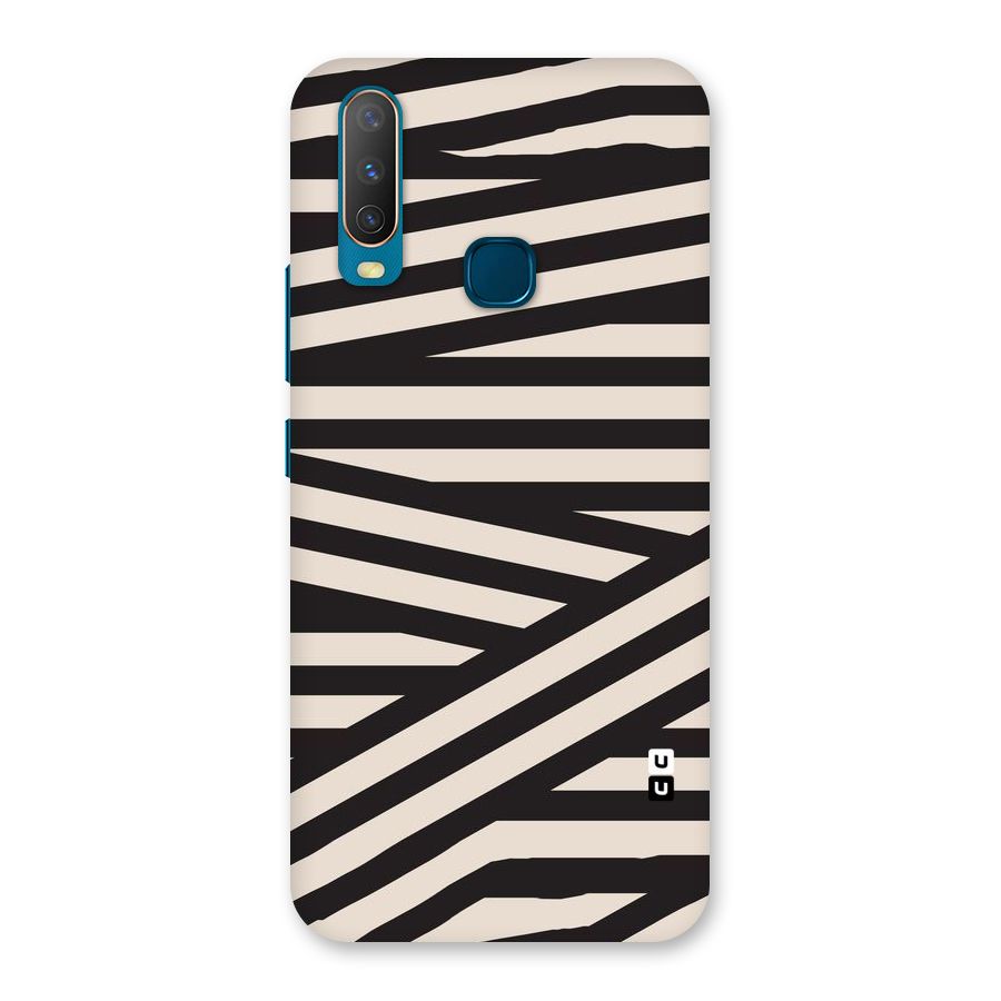 Monochrome Lines Back Case for Vivo U10
