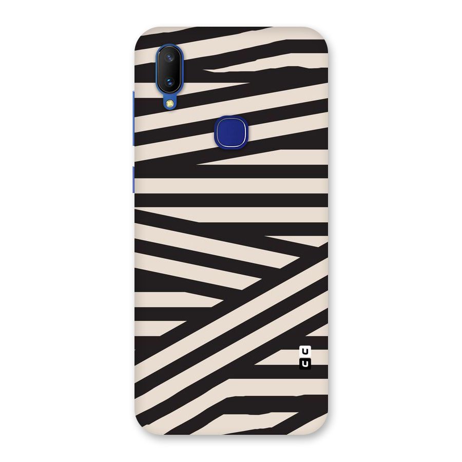 Monochrome Lines Back Case for Vivo V11
