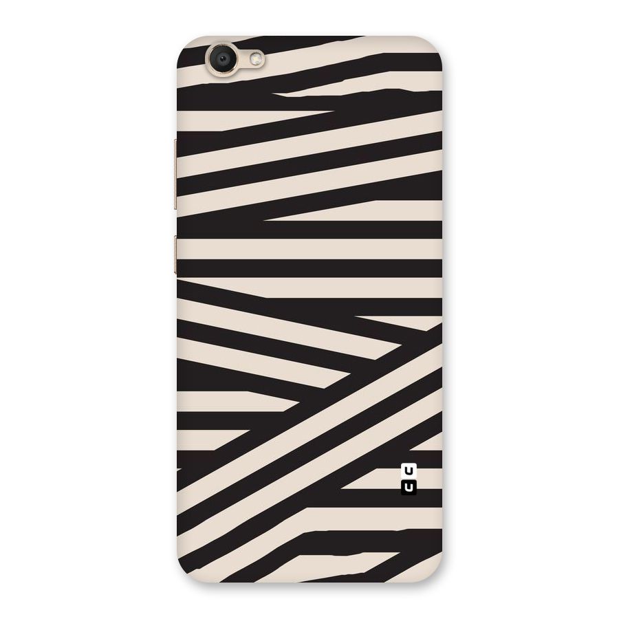 Monochrome Lines Back Case for Vivo V5