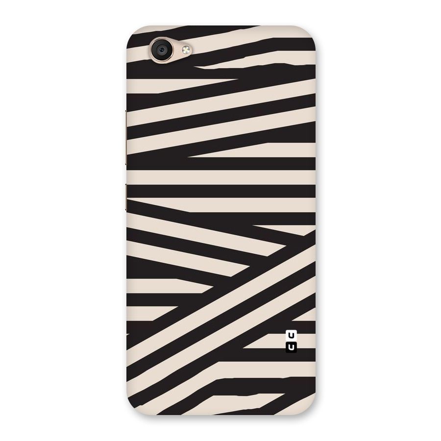 Monochrome Lines Back Case for Vivo V5 Plus