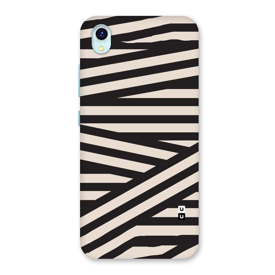 Monochrome Lines Back Case for Vivo Y1s