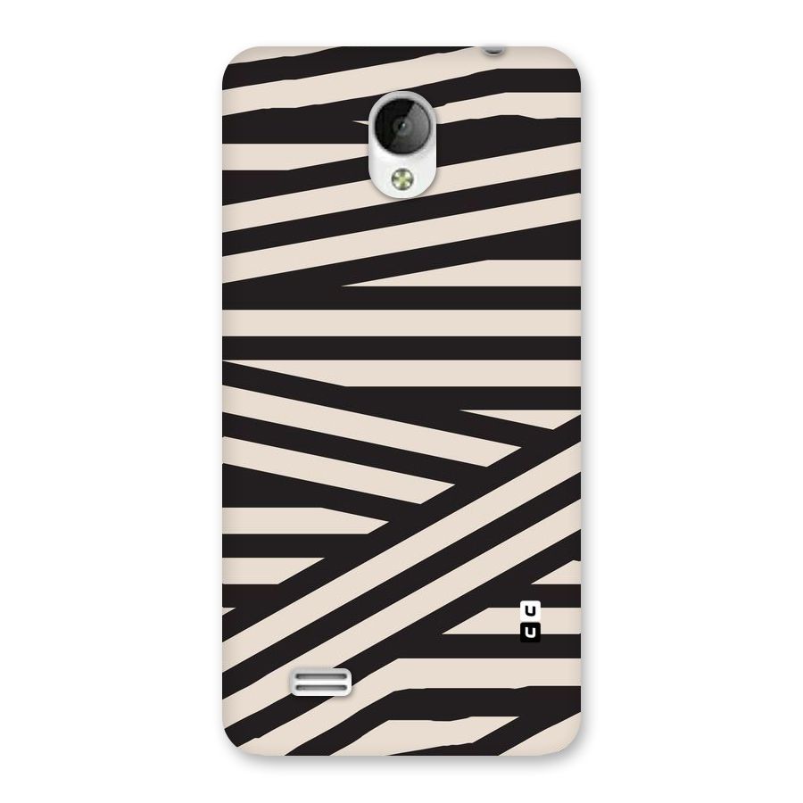 Monochrome Lines Back Case for Vivo Y21