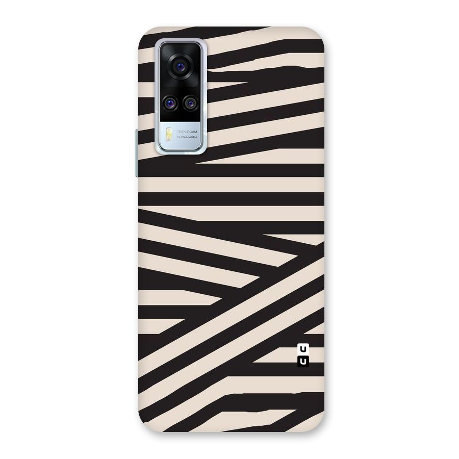Monochrome Lines Back Case for Vivo Y31