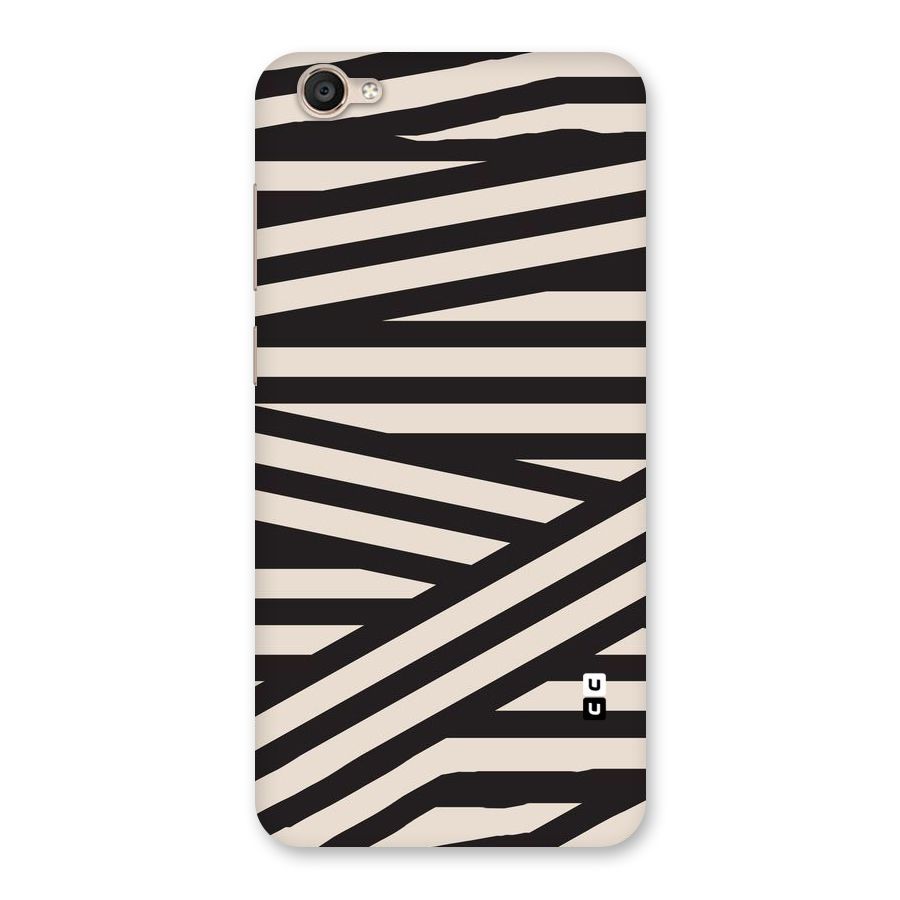 Monochrome Lines Back Case for Vivo Y55L