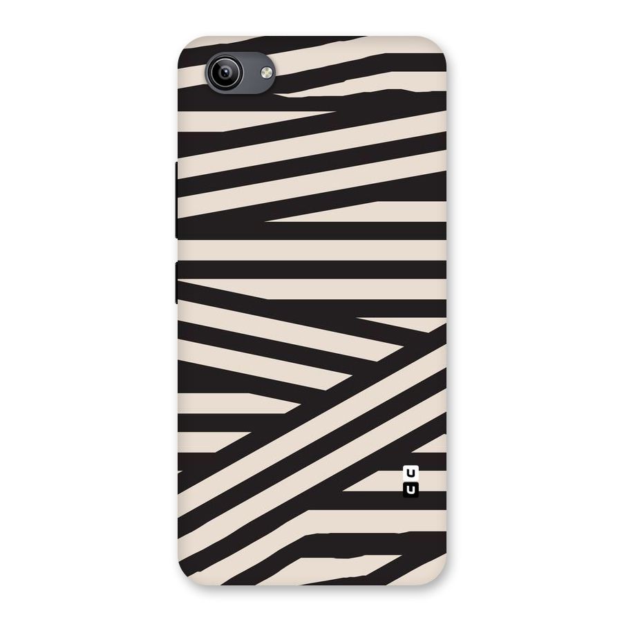 Monochrome Lines Back Case for Vivo Y81i
