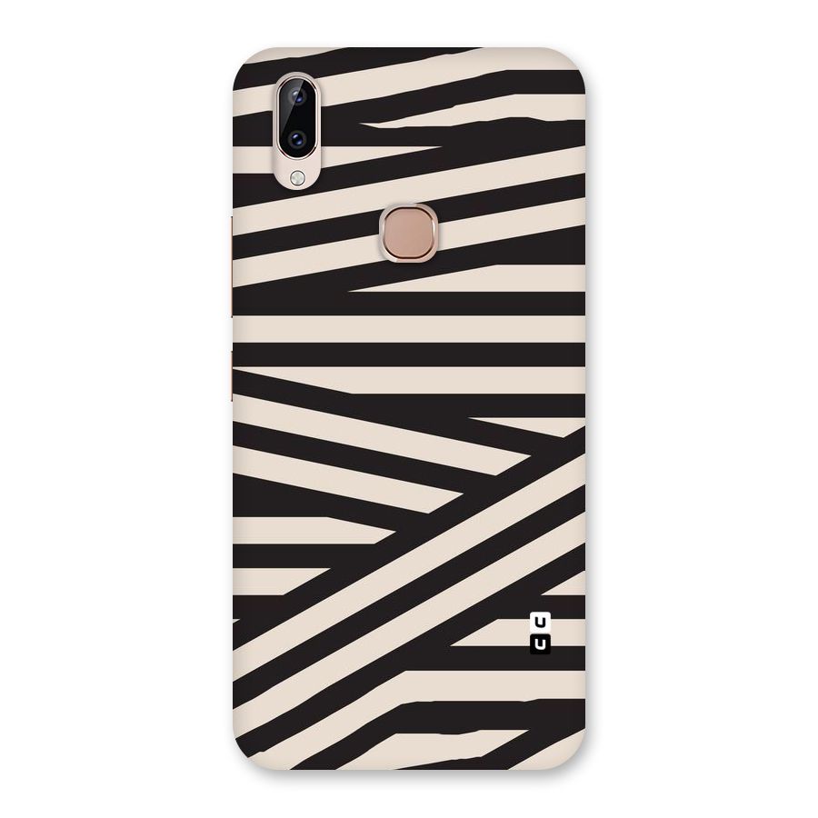 Monochrome Lines Back Case for Vivo Y83 Pro