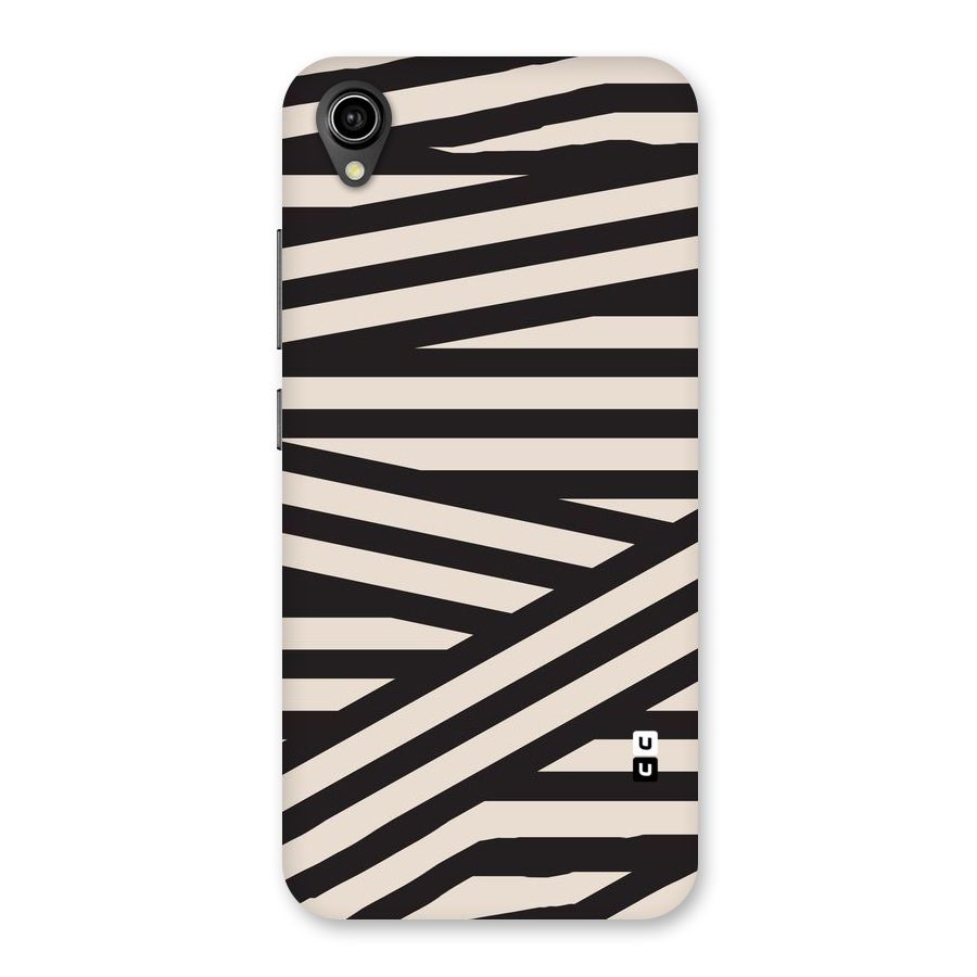 Monochrome Lines Back Case for Vivo Y90