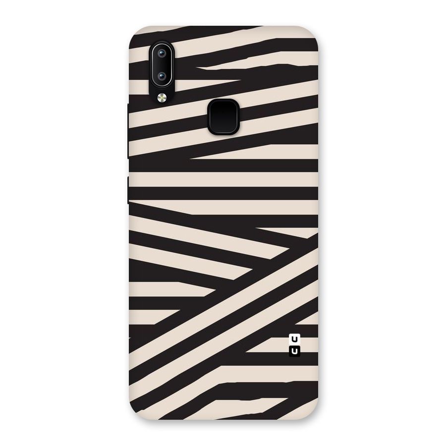 Monochrome Lines Back Case for Vivo Y93