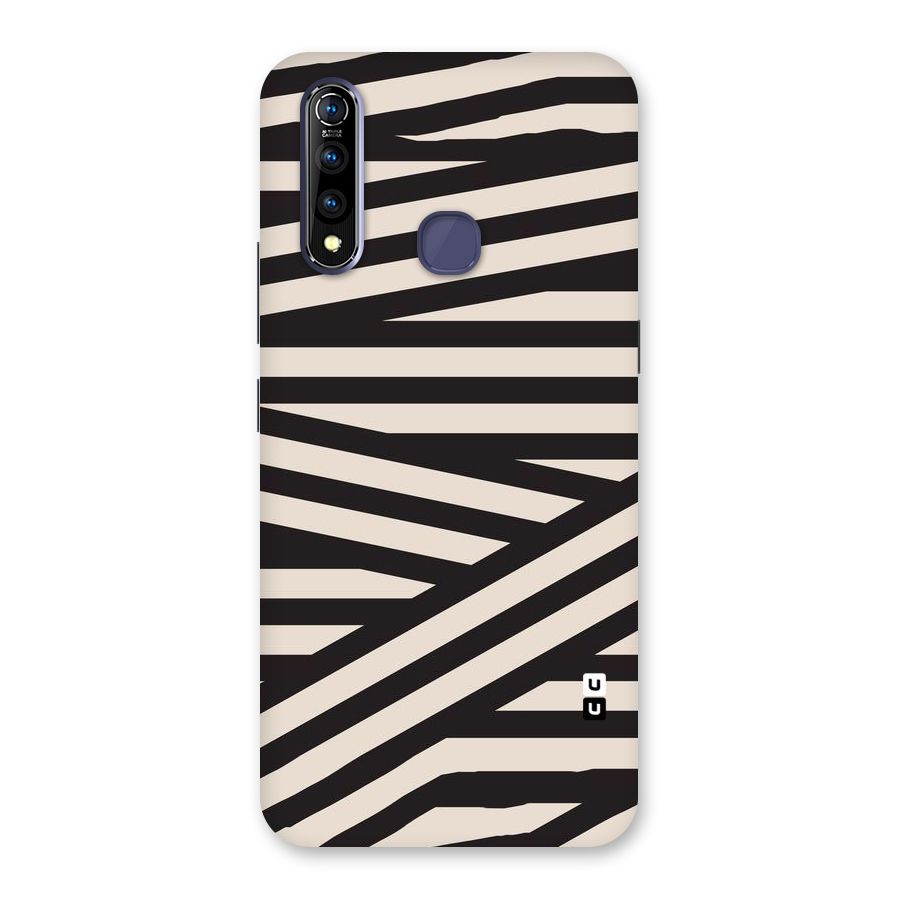 Monochrome Lines Back Case for Vivo Z1 Pro