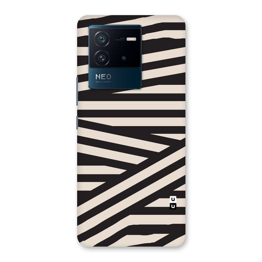 Monochrome Lines Back Case for Vivo iQOO Neo 6 5G