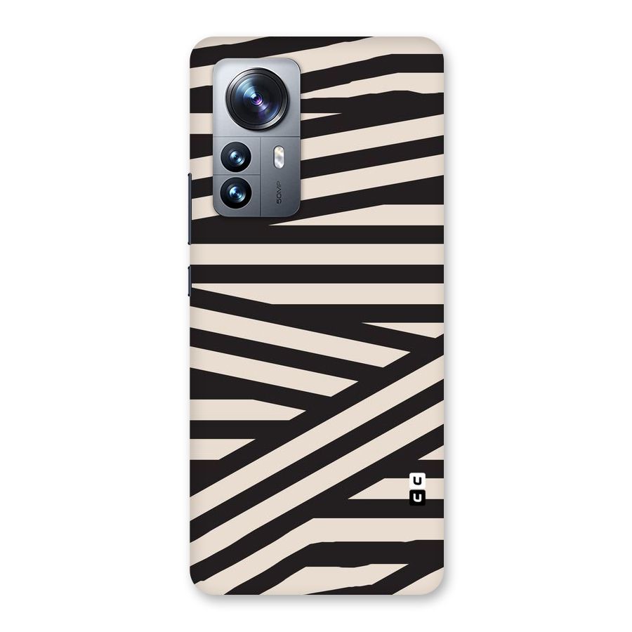 Monochrome Lines Back Case for Xiaomi 12 Pro