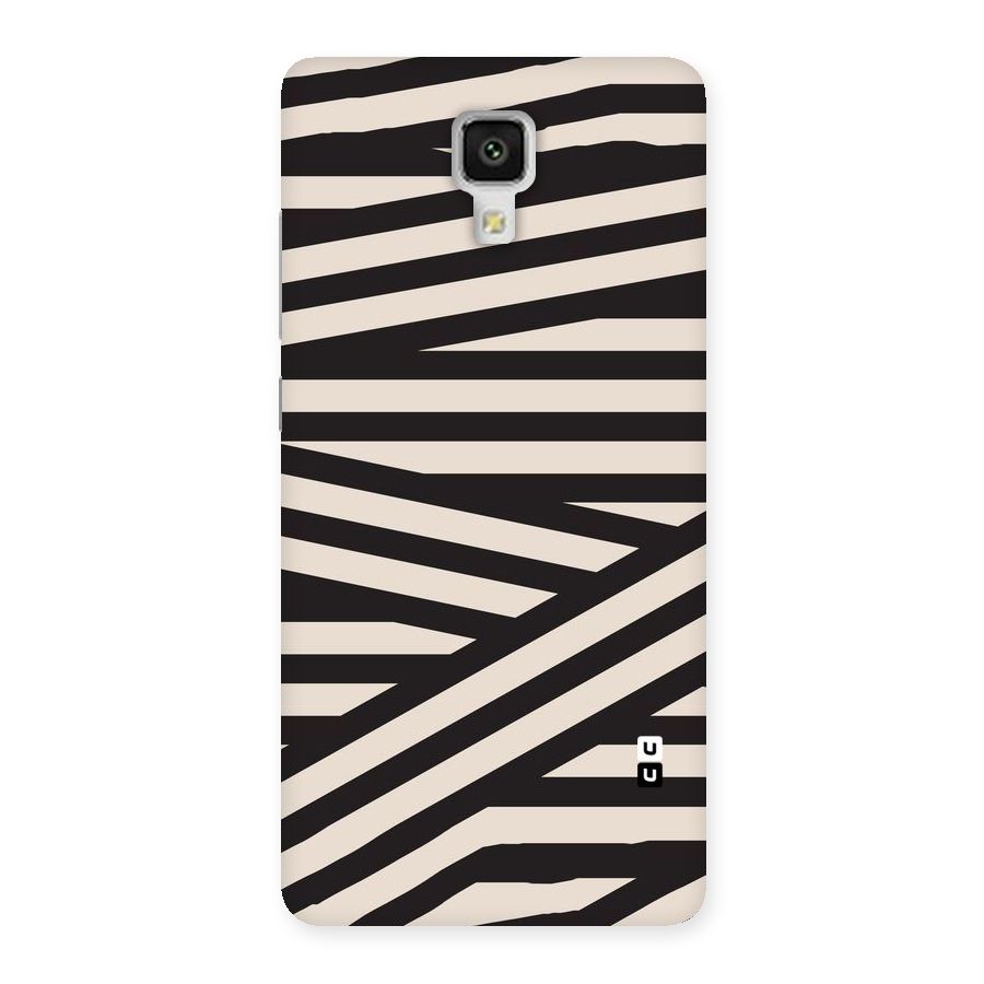 Monochrome Lines Back Case for Xiaomi Mi 4