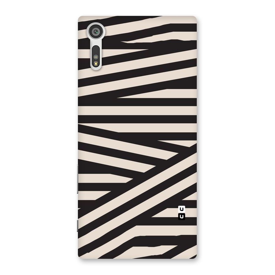 Monochrome Lines Back Case for Xperia XZ