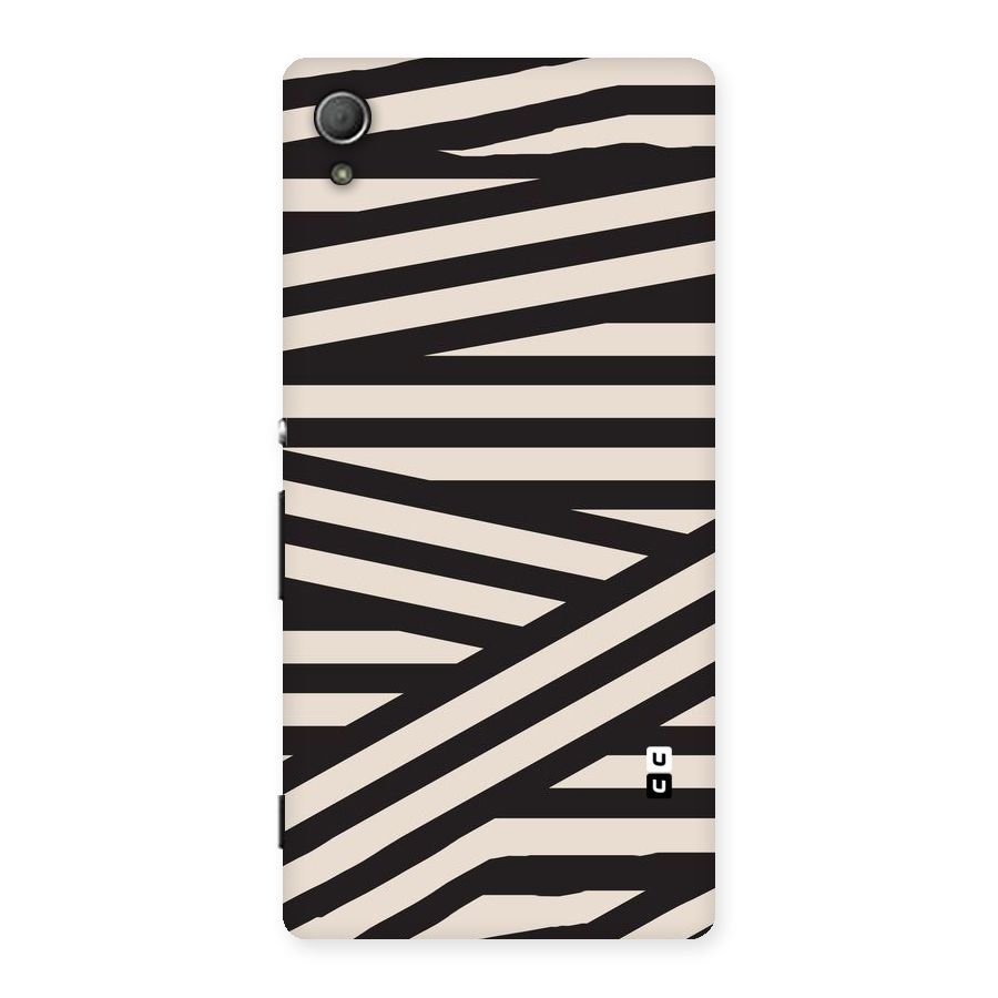 Monochrome Lines Back Case for Xperia Z3 Plus