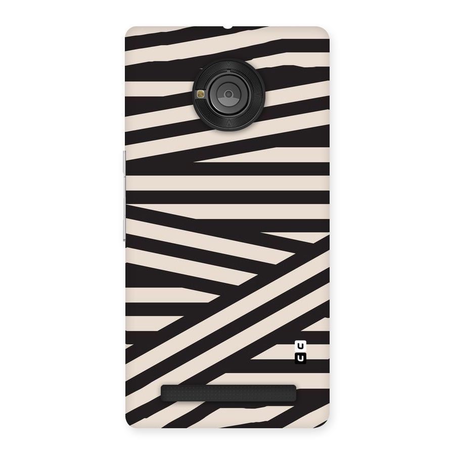 Monochrome Lines Back Case for Yu Yuphoria