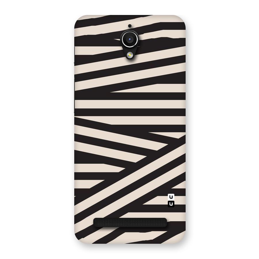 Monochrome Lines Back Case for Zenfone Go