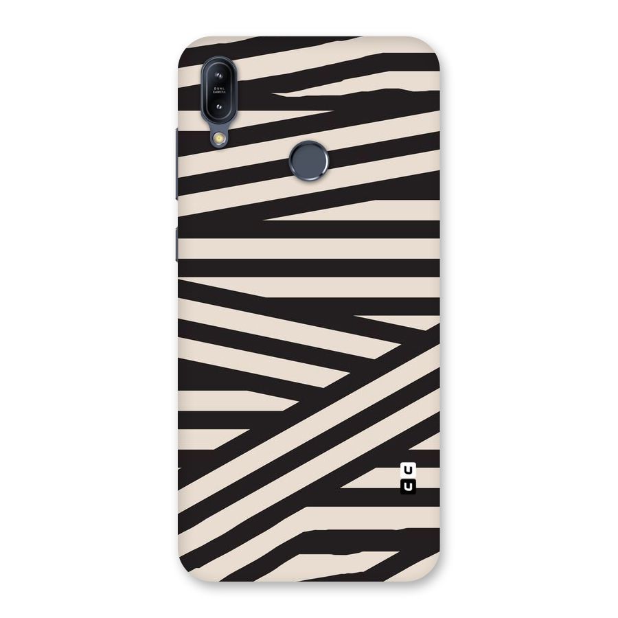 Monochrome Lines Back Case for Zenfone Max M2