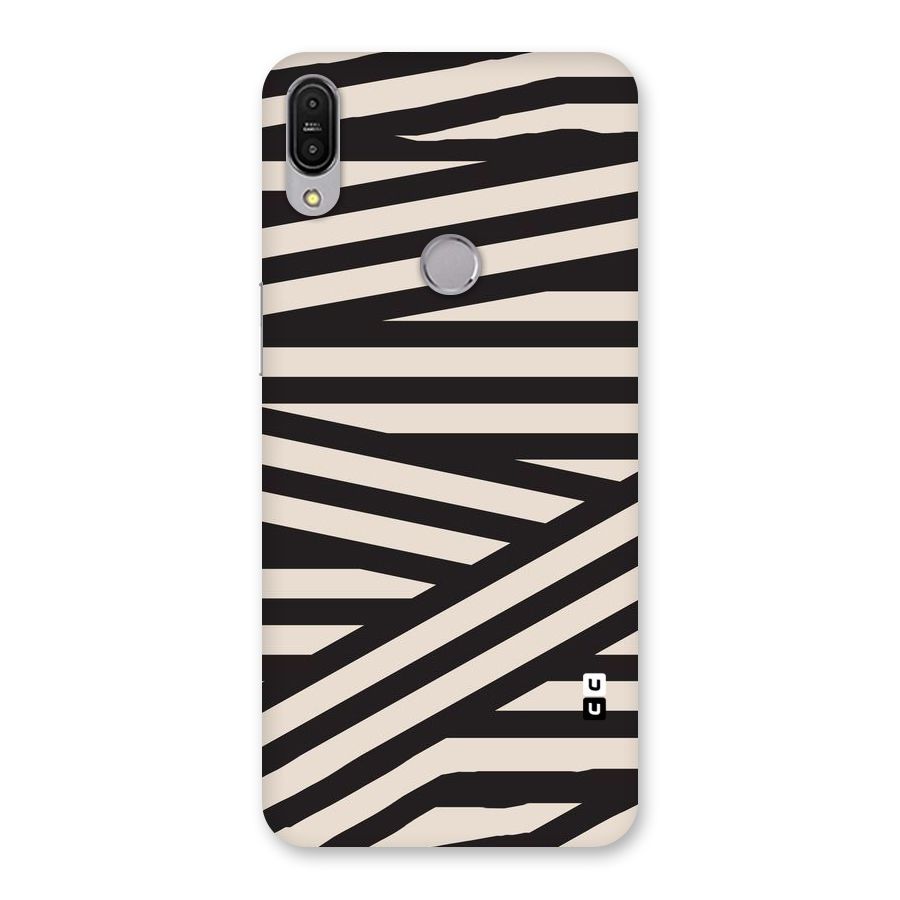 Monochrome Lines Back Case for Zenfone Max Pro M1