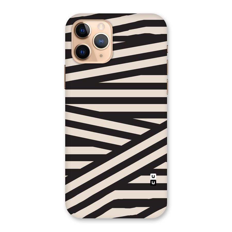 Monochrome Lines Back Case for iPhone 11 Pro