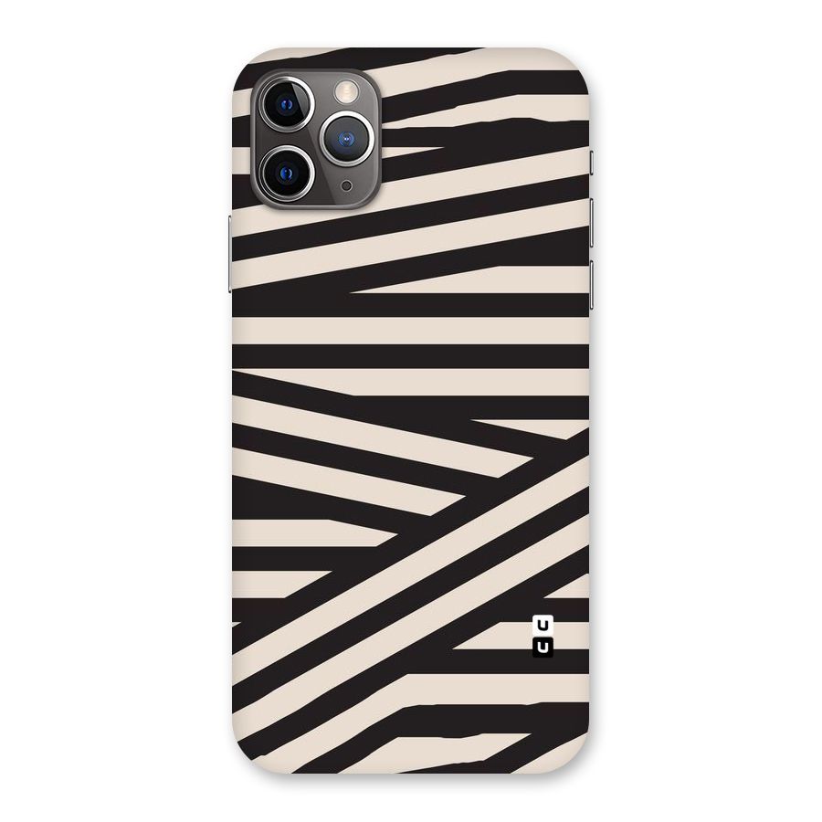 Monochrome Lines Back Case for iPhone 11 Pro Max