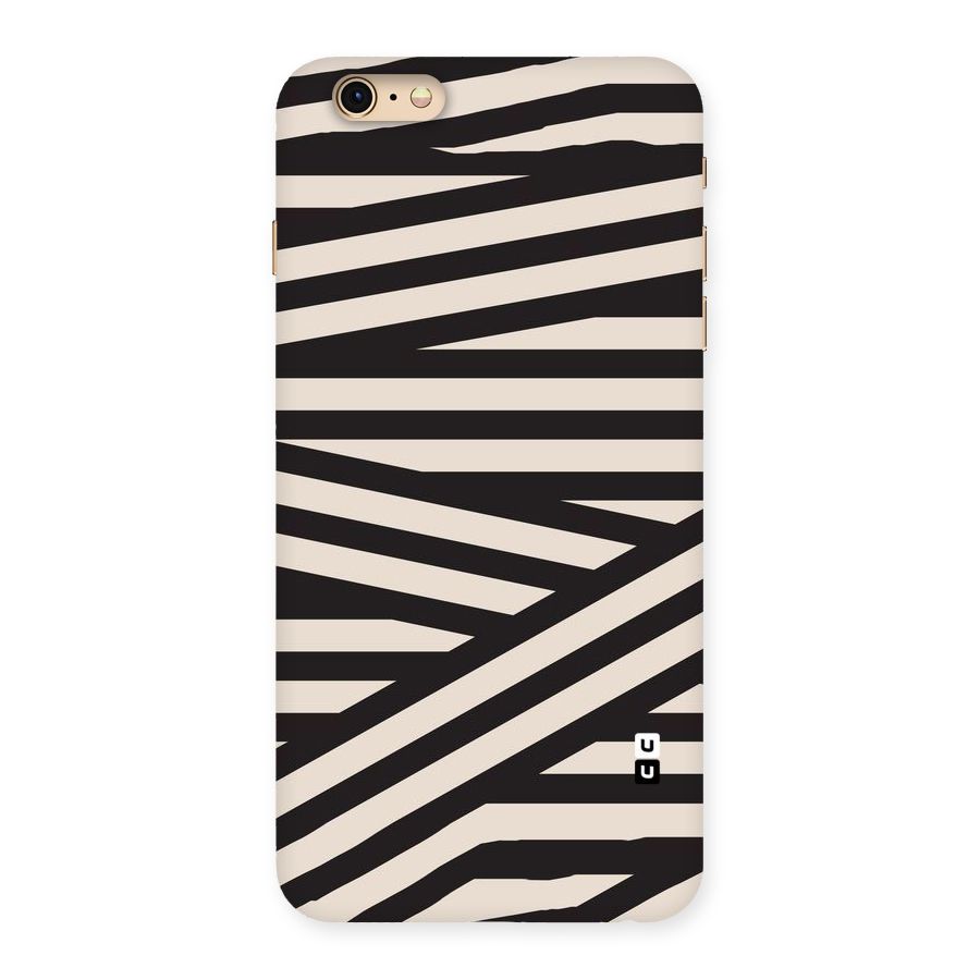 Monochrome Lines Back Case for iPhone 6 Plus 6S Plus