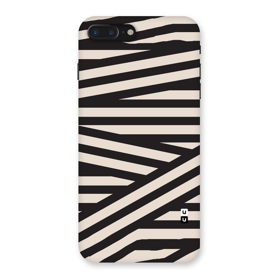 Monochrome Lines Back Case for iPhone 7 Plus