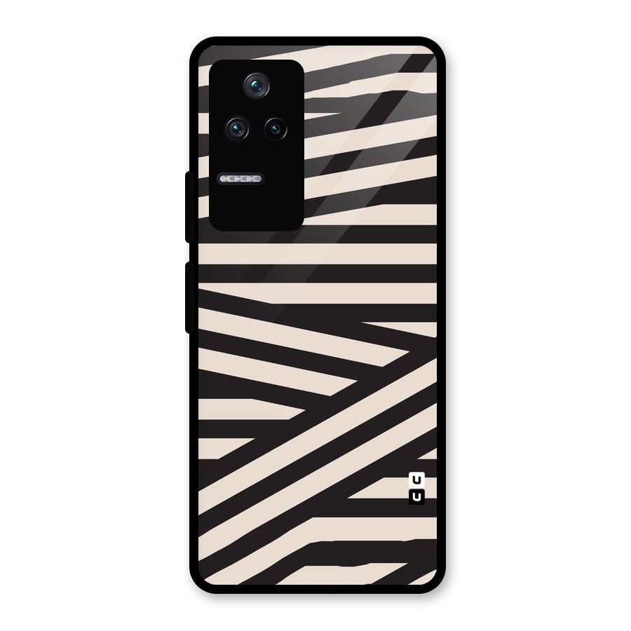 Monochrome Lines Glass Back Case for Poco F4 5G