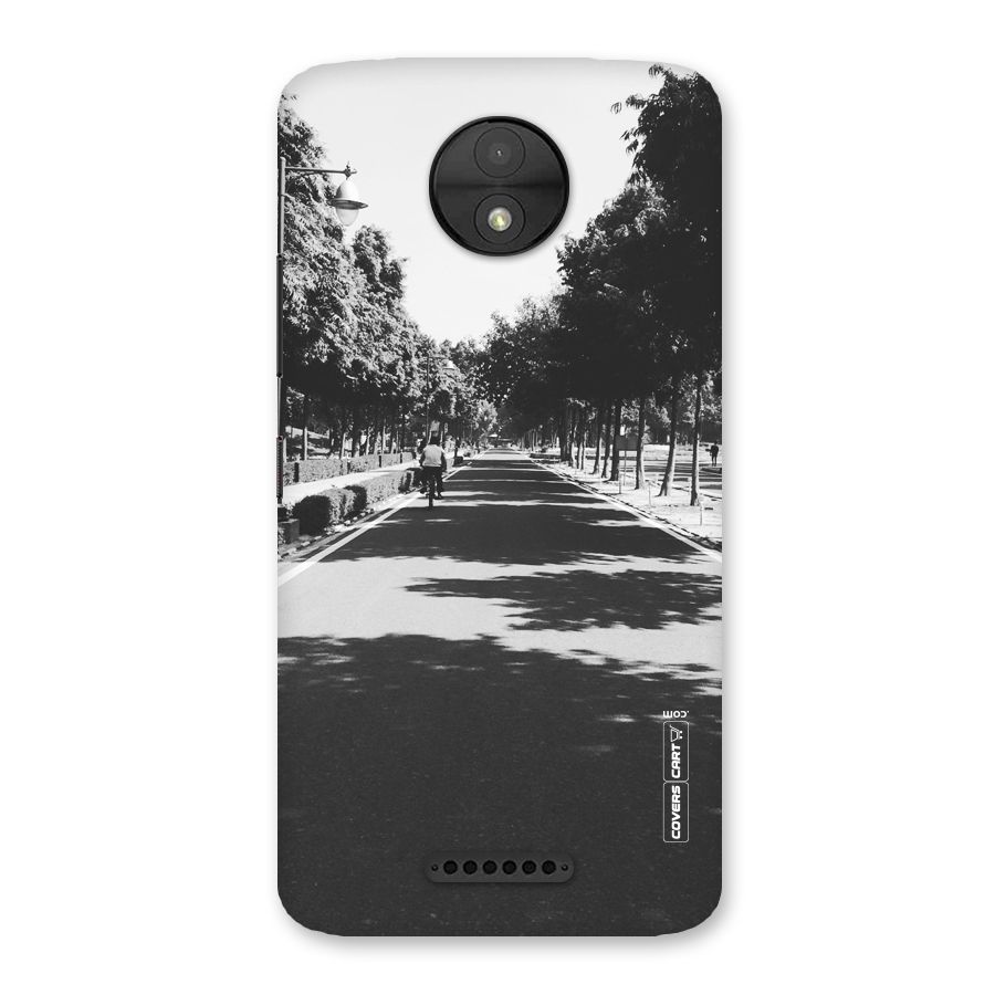 Monochrome Path Back Case for Moto C