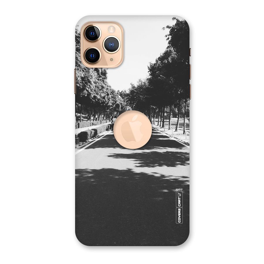 Monochrome Path Back Case for iPhone 11 Pro Max Logo Cut
