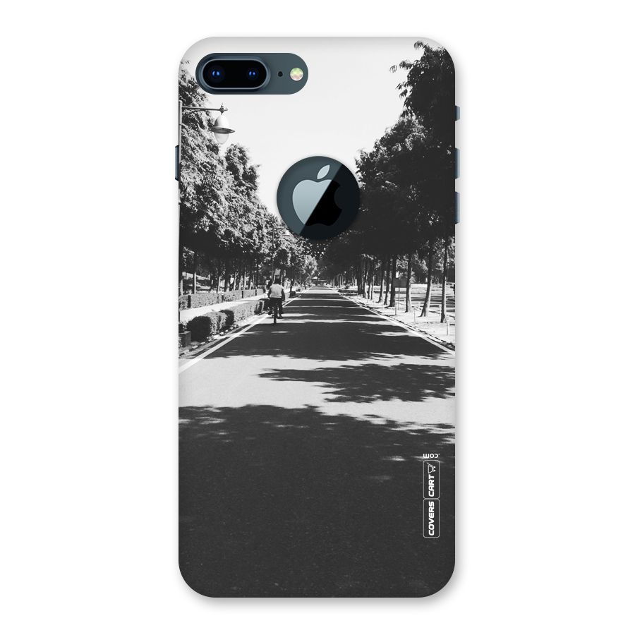Monochrome Path Back Case for iPhone 7 Plus Logo Cut