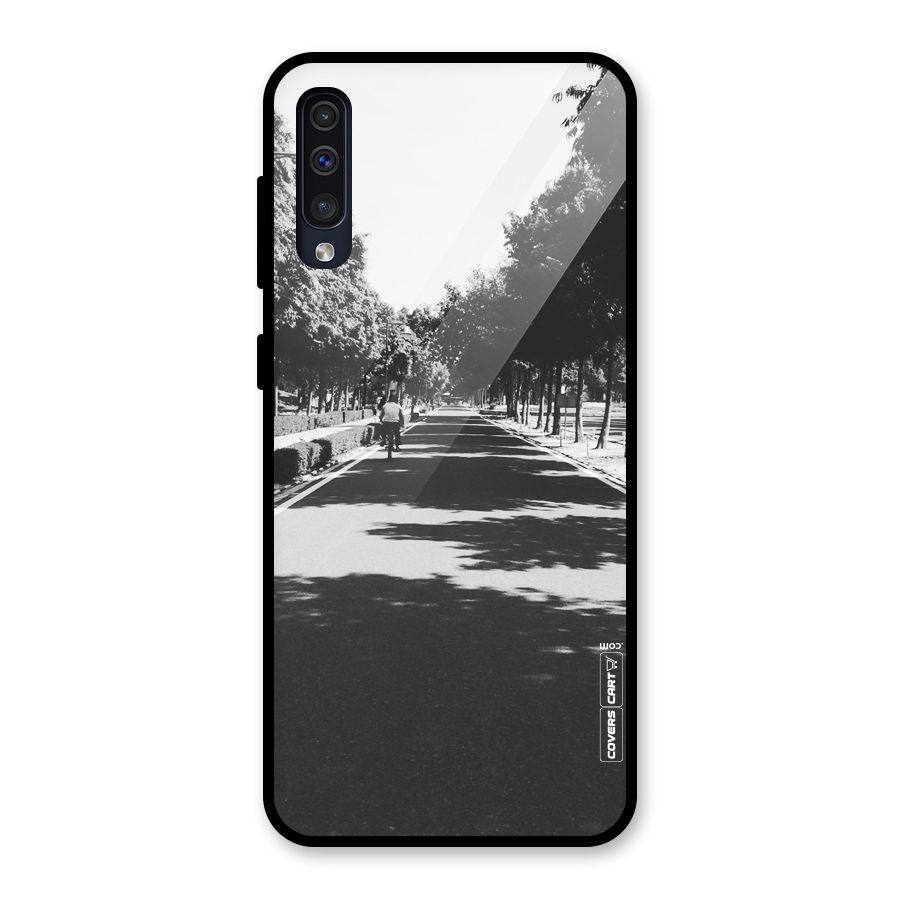 Monochrome Path Glass Back Case for Galaxy A30s