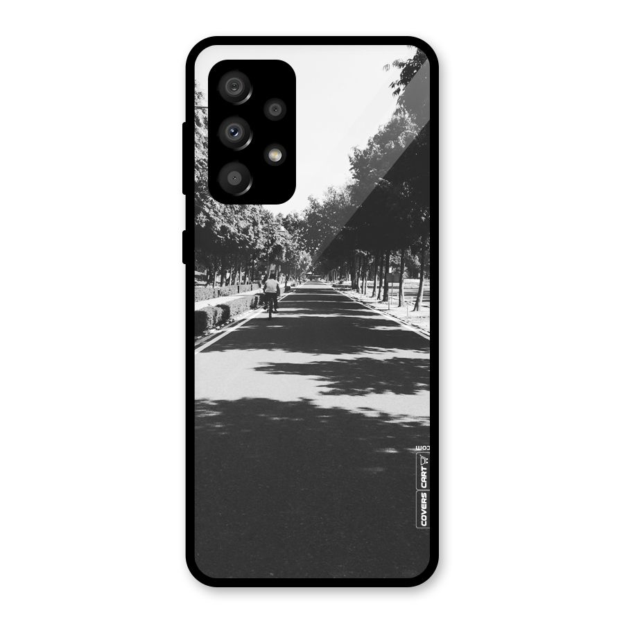 Monochrome Path Glass Back Case for Galaxy A32